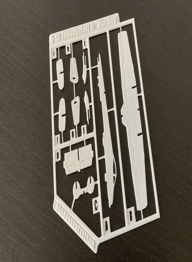 3D Craft Military Aircraft Model Kit, 1:72 Scale, A-10 Thunderbolt II Plastic Assembly Set, Grey - Image 3